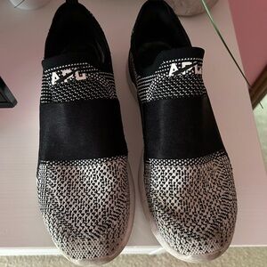 APL Black and White Knit Sneakers